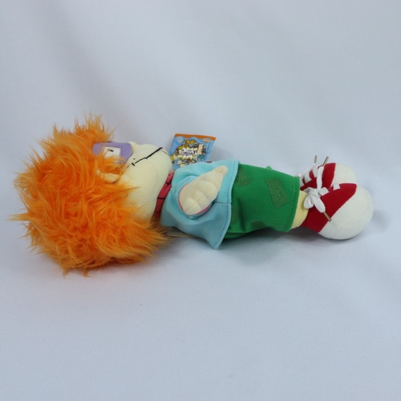 Vintage Nickelodeon 2000 Y2K Rugrats Chuckie Finster Plush Doll 12" with Tags - Picture 3 of 8